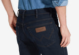 Wrangler Texas Stretch Authentic Straight Mens Jeans - Blue Black