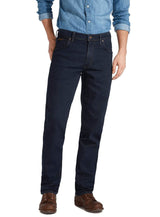 Wrangler Texas Stretch Authentic Straight Leg Mens Jeans - Blue Black