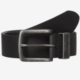 Wrangler Metal Loop Leather Belt - Black