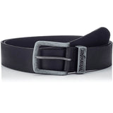 Wrangler Metal Loop Leather Belt - Black