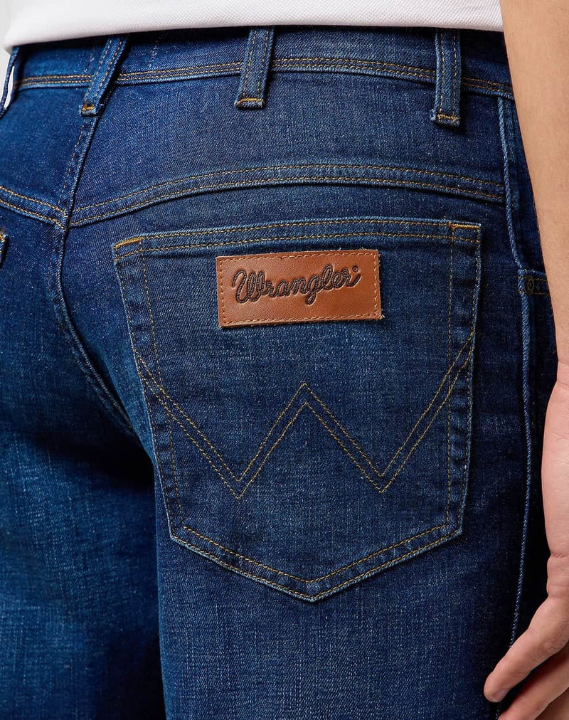 Wrangler Mens Texas Authentic Slim 822 Jeans Blue Abyss Northern