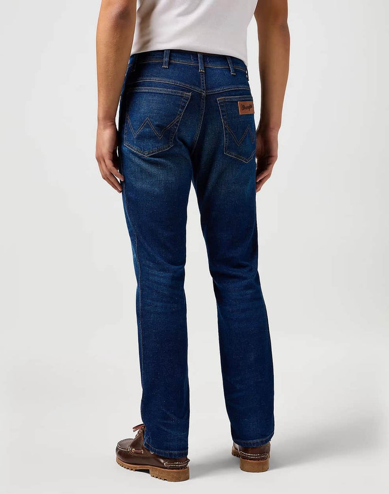 Wrangler Mens Texas Authentic Slim 822 Jeans Blue Abyss Northern