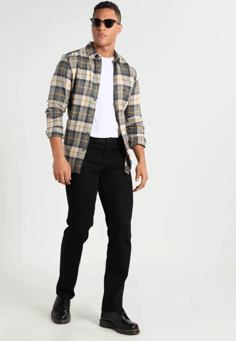 Wrangler - Texas Original Straight Black Jeans