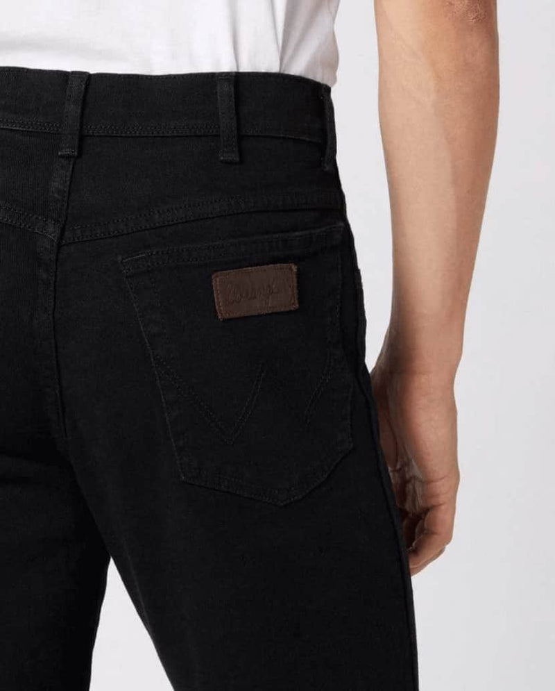 Wrangler - Texas Original Straight Black Jeans