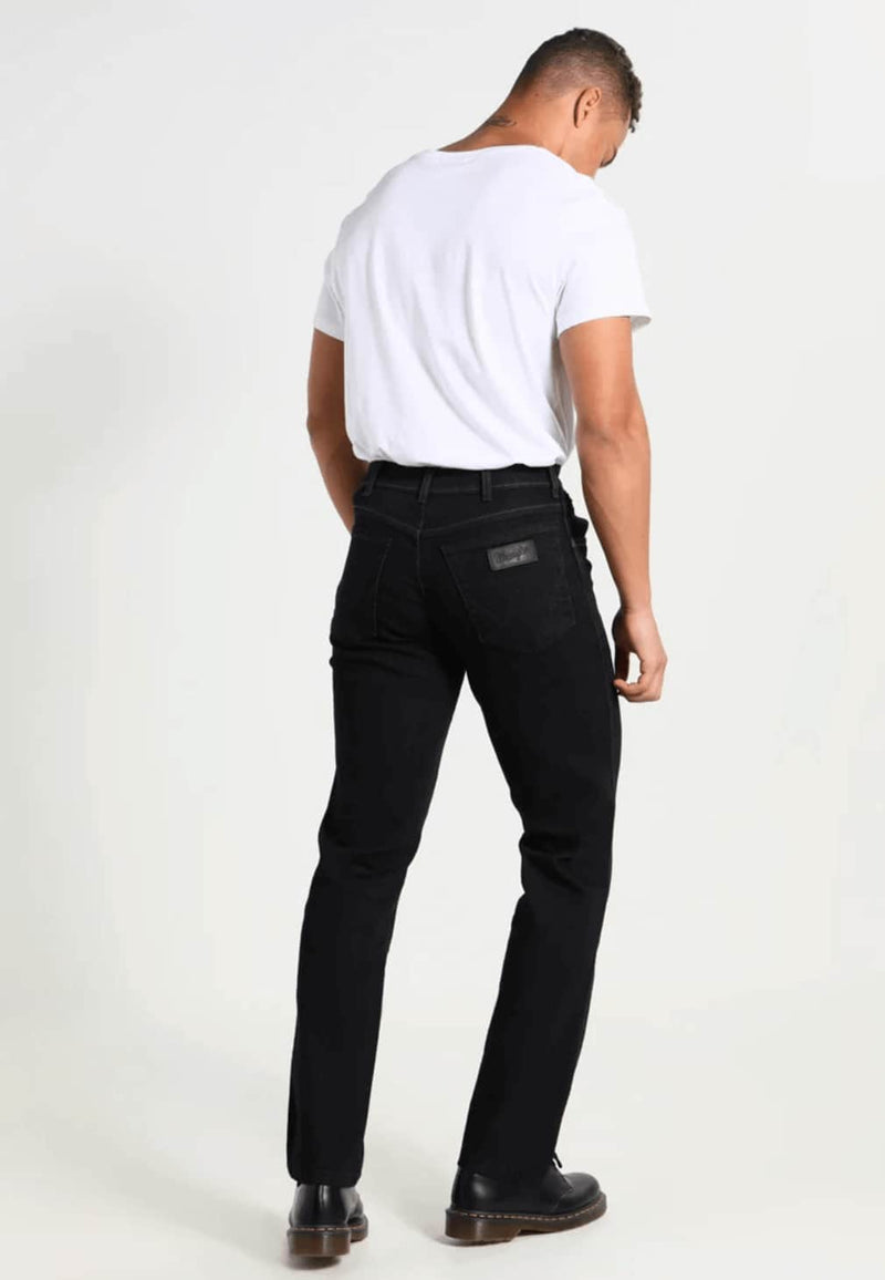 Wrangler - Texas Original Straight Black Jeans